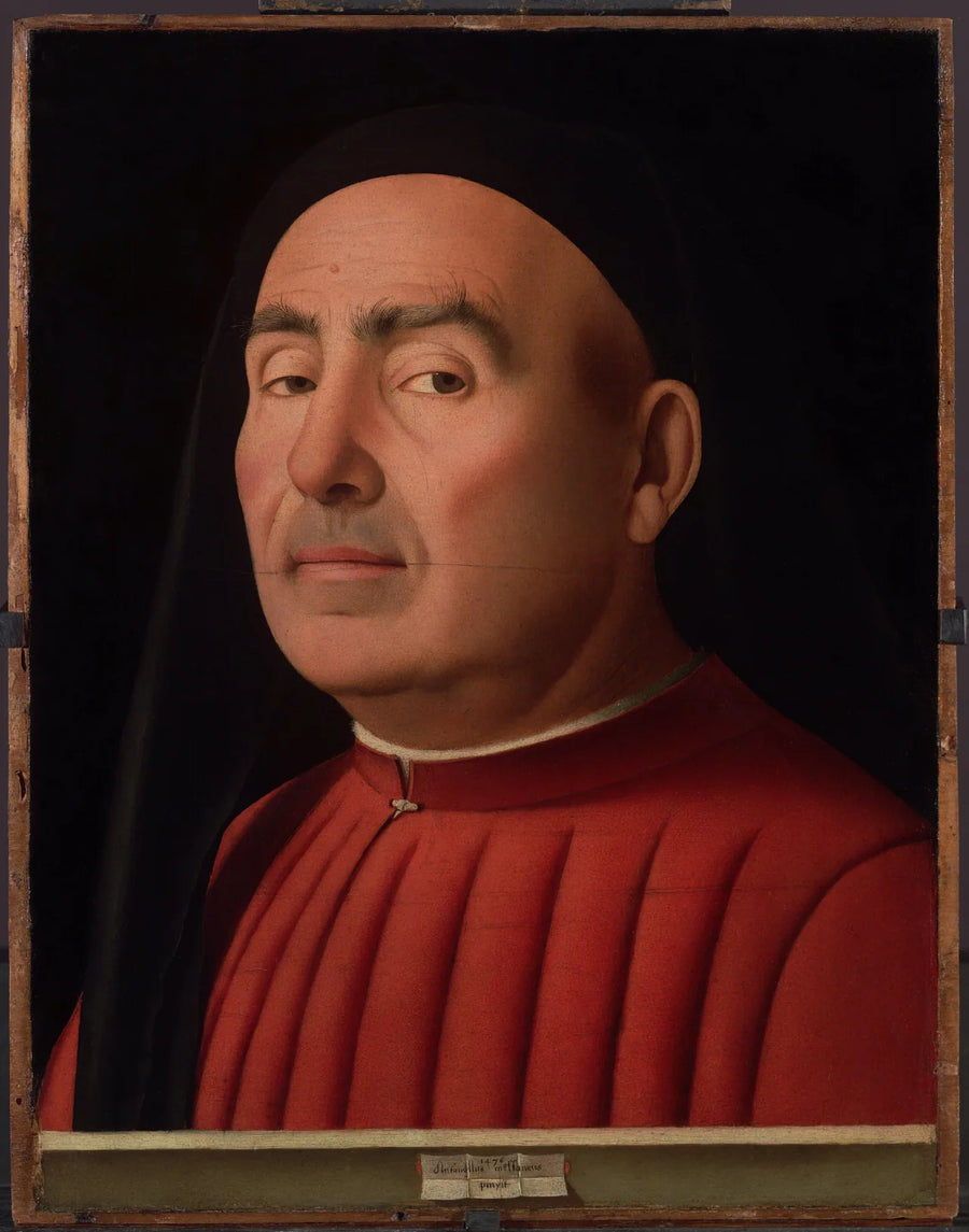 Portræt af en mand - Antonello de Messina