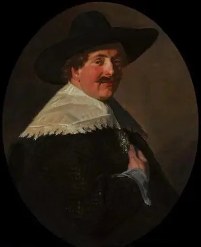 Portrait af en siddende mand - Frans Hals