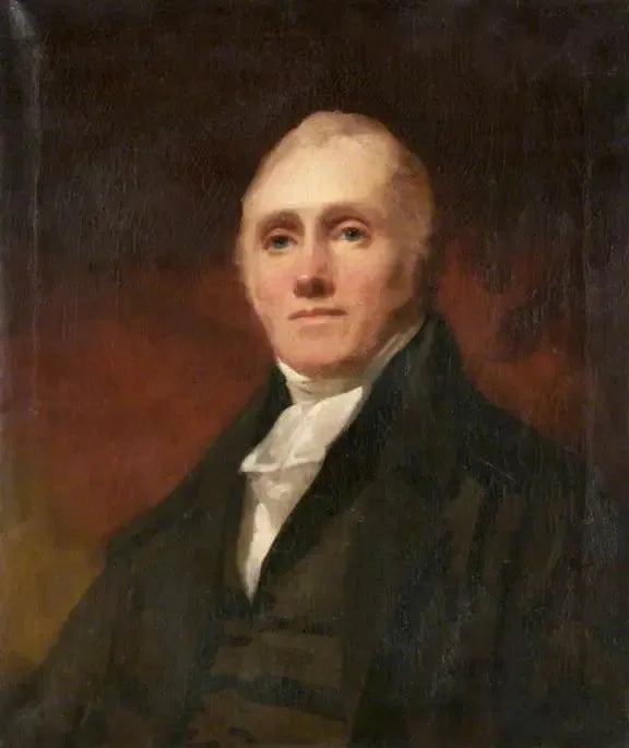 Portræt af en mand med klerikal krave - Henry Raeburn