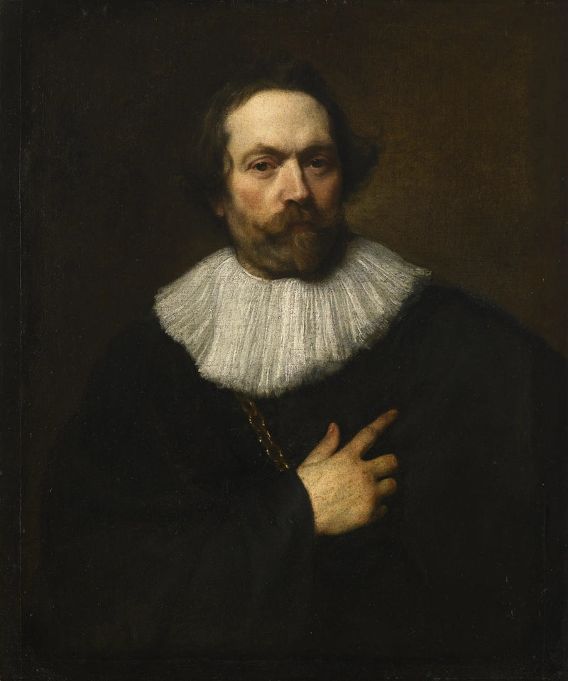 Portræt af en mand med skæg - Antoine van Dyck