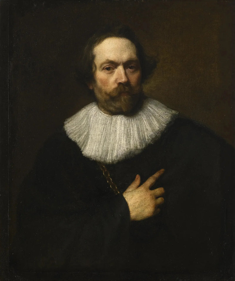 Portræt af en mand med skæg - Antoine van Dyck