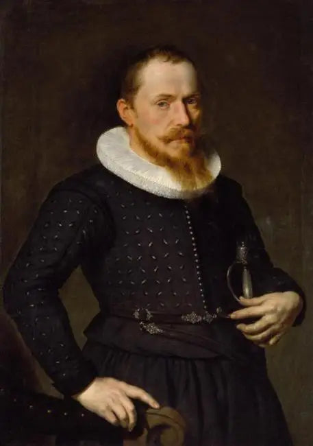 Portræt af en mand med et sværd - Peter Paul Rubens
