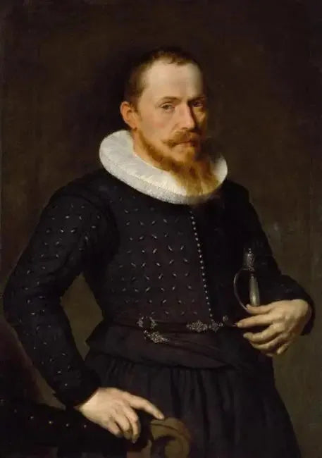 Portræt af en mand med et sværd - Peter Paul Rubens