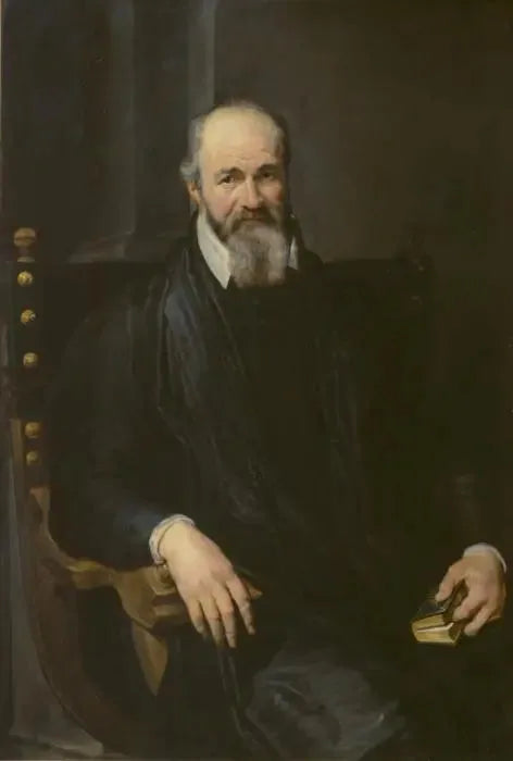 Portrait d'un homme dans un fauteuil - Antoine van Dyck image 1 tableau peint à l’huile sur toile