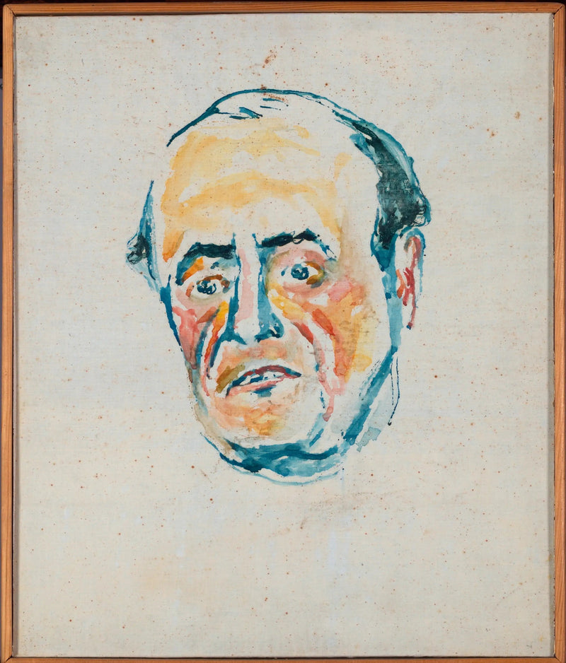 Portræt af en mand - Edvard Munch