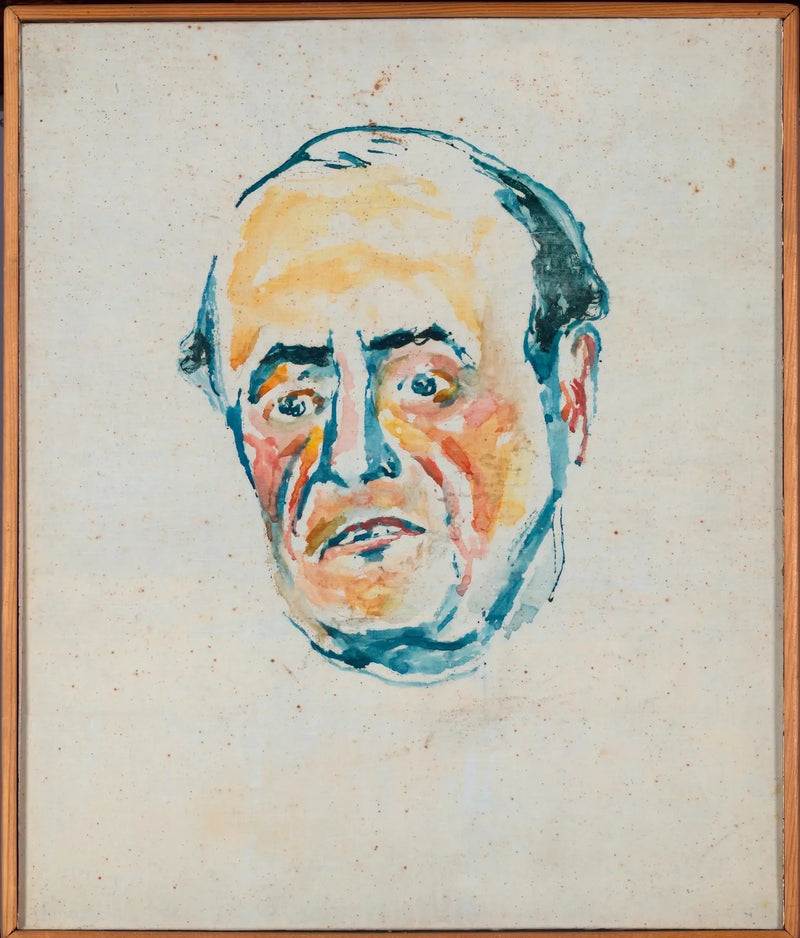 Portræt af en mand - Edvard Munch