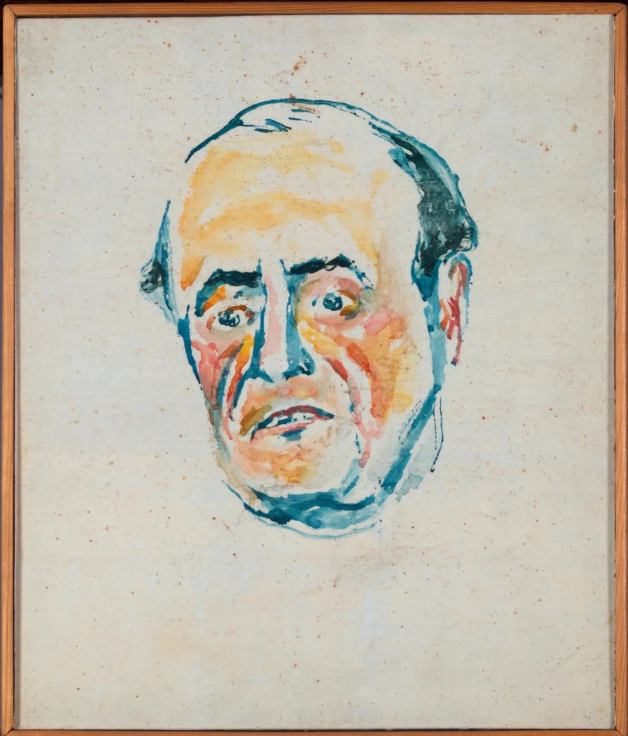 Portræt af en mand - Edvard Munch