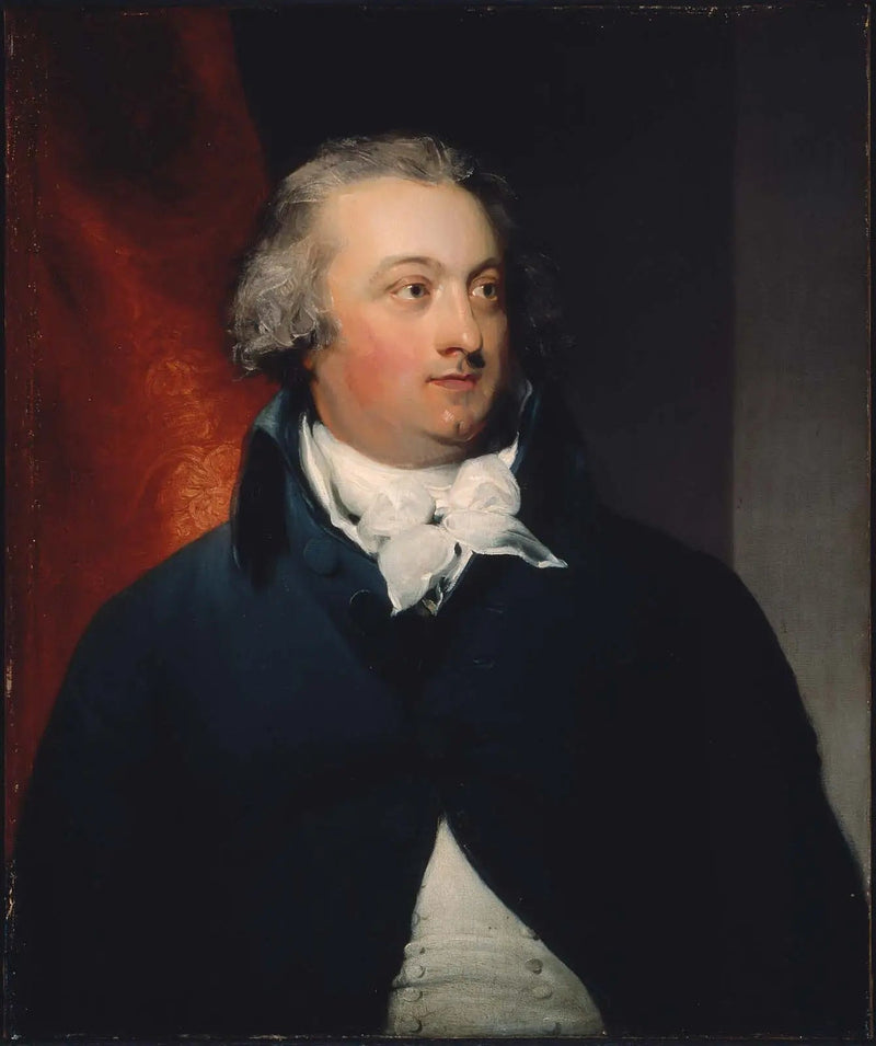 Portræt af en mand i blå frakke - Thomas Lawrence