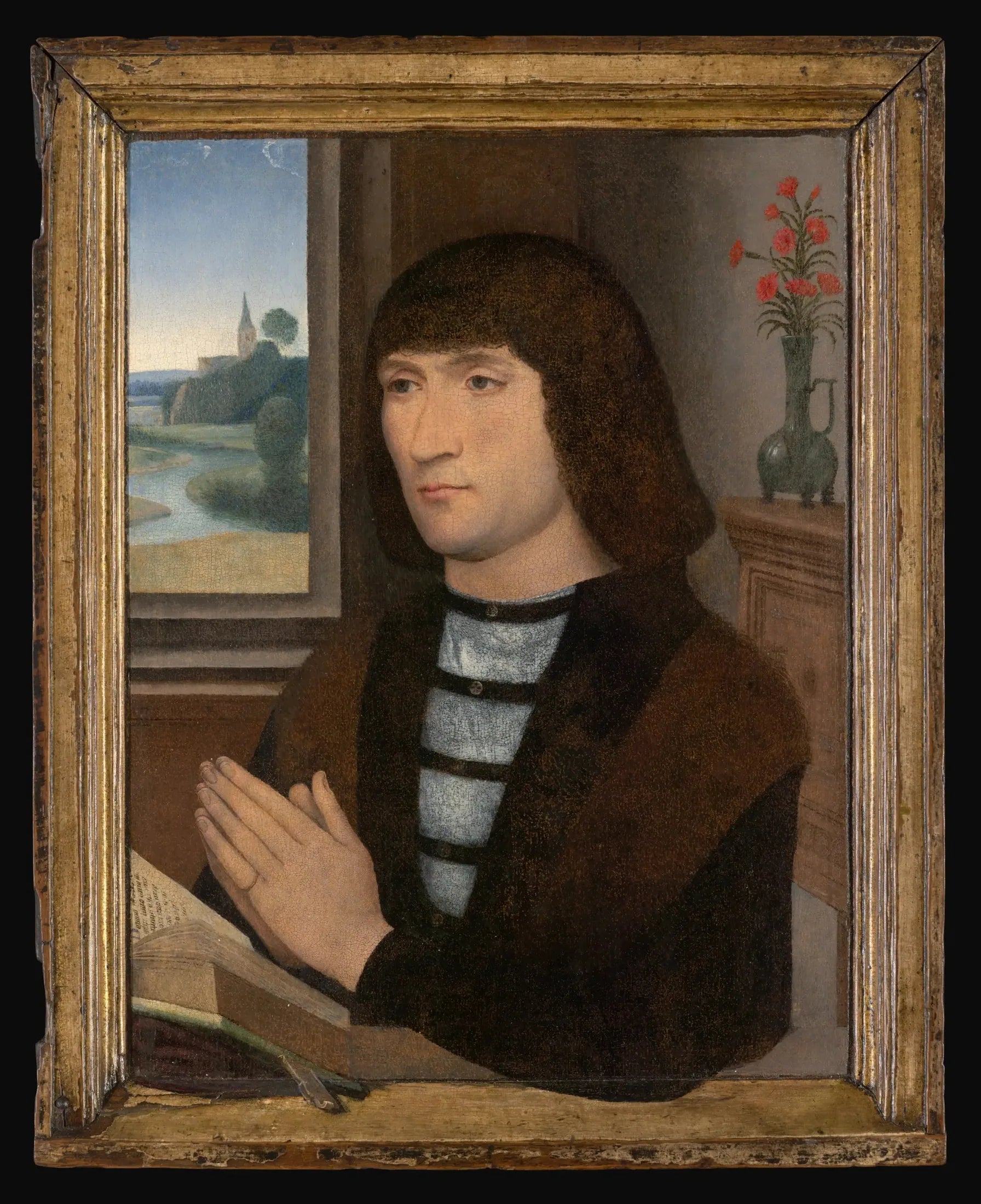 Portrait d'un homme en prière - Hans Memling image 1 tableau peint à l’huile sur toile
