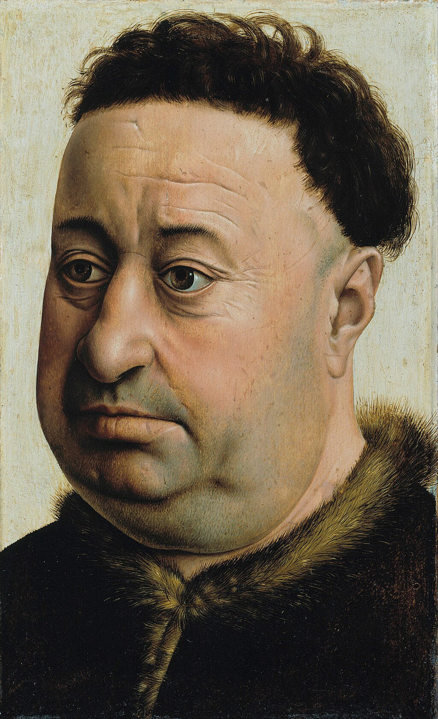 Portræt af en tyk mand - Robert Campin