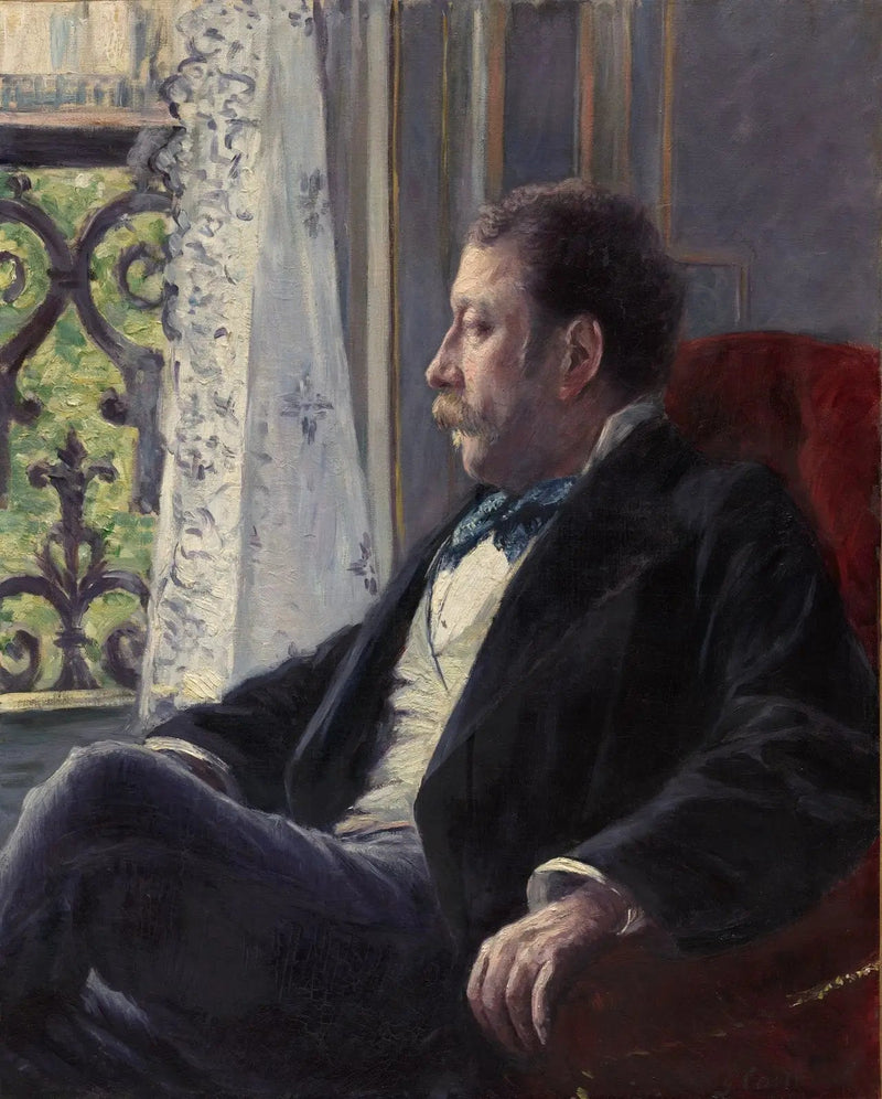 Portræt af en mand - Gustave Caillebotte