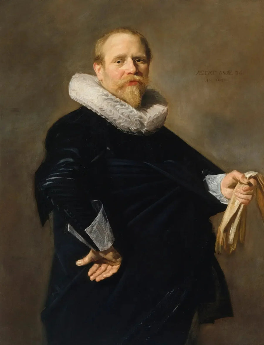 portræt af en ukendt mand - Frans Hals