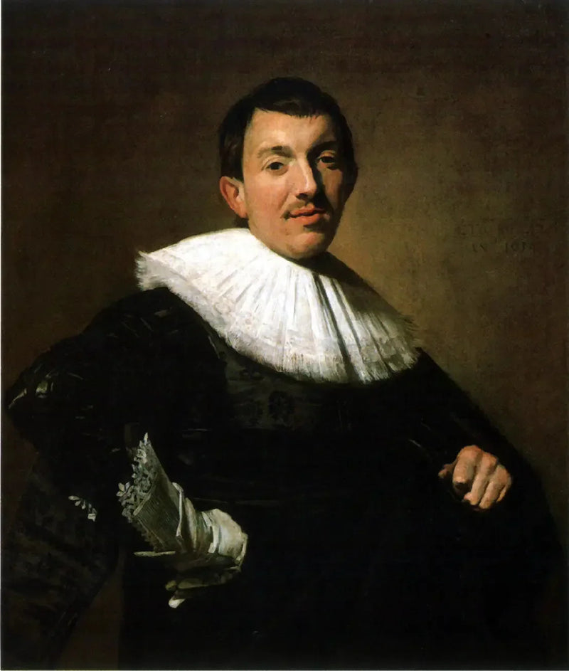 portræt af en ukendt mand - Frans Hals