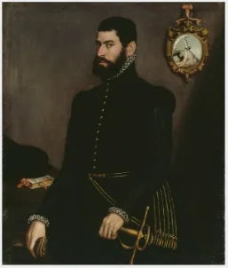 Portrait d'un homme inconnu - Giovanni Battista Moroni image 1 reproduction de peinture à l’huile
