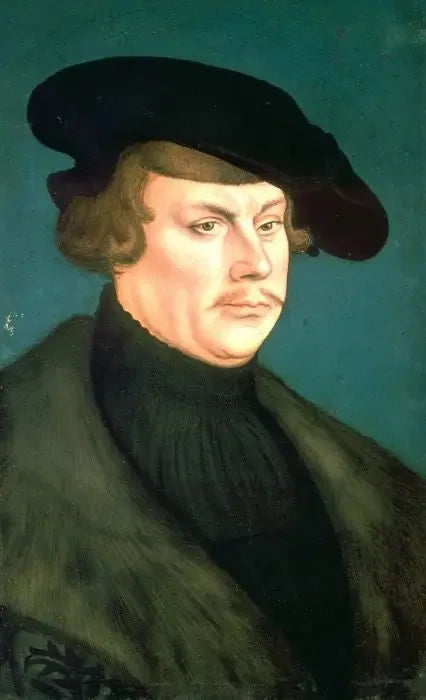 Portræt af en ukendt mand - Lucas Cranach den Ældre
