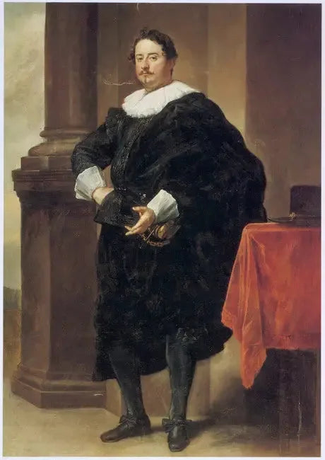 Portræt af en ukendt mand, ca. 1626-1632 - Antoine van Dyck