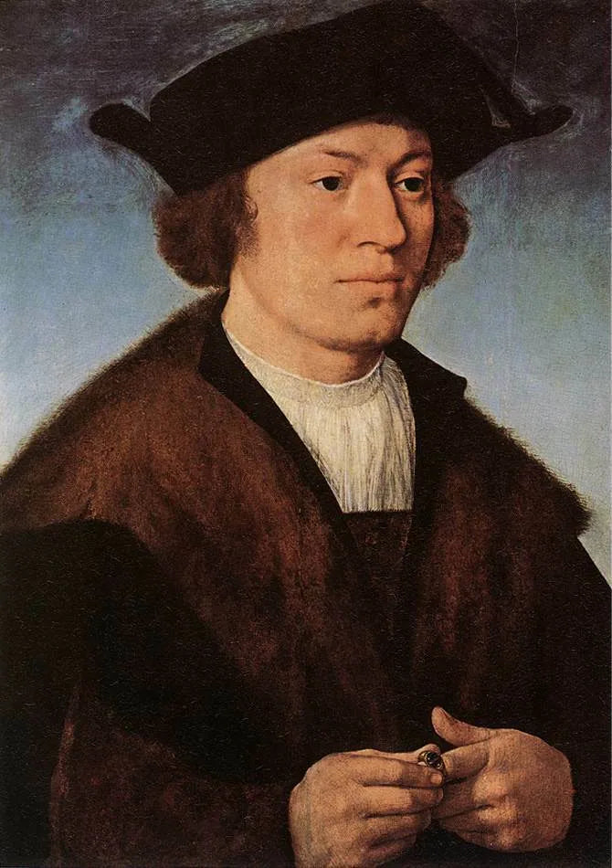 Portræt af en mand - Joos van Cleve