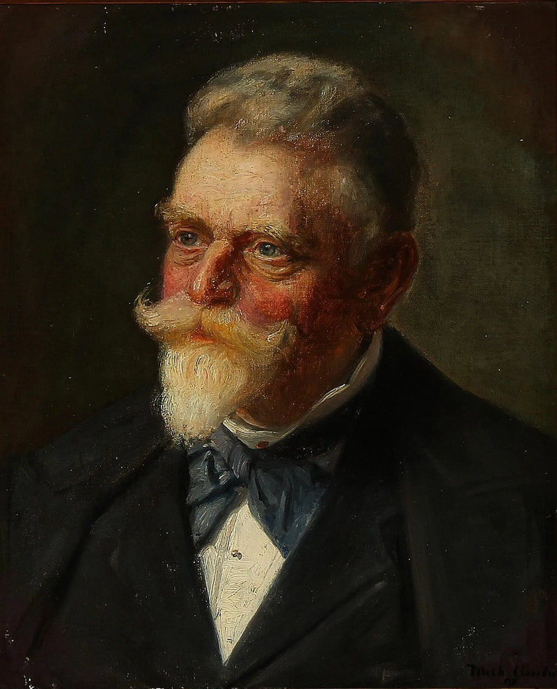 Portræt af en mand. -Michael Peter Ancher