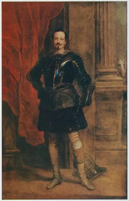 Portrait af en mand, måske Filippo van Spinola - Antoine van Dyck