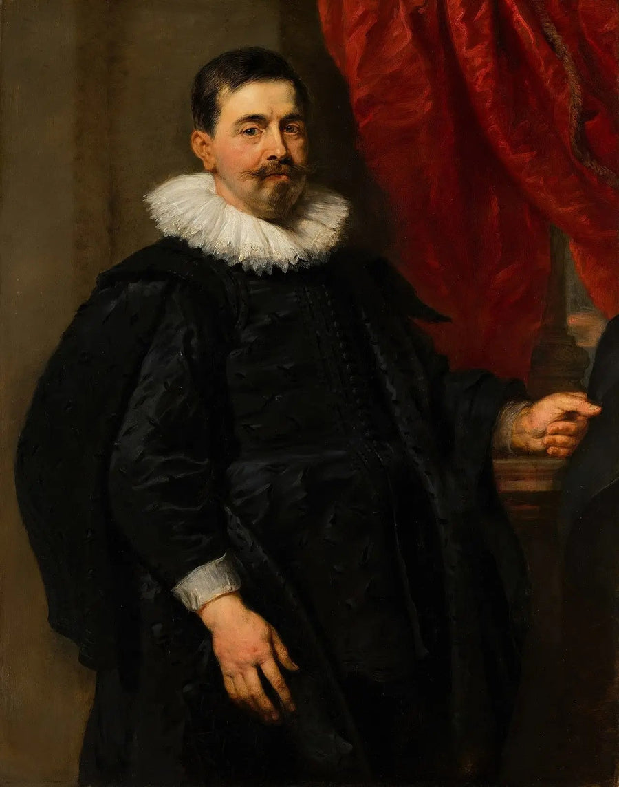 Portrait af en mand, måske Peter van Hecke (1591-1645) - Peter Paul Rubens