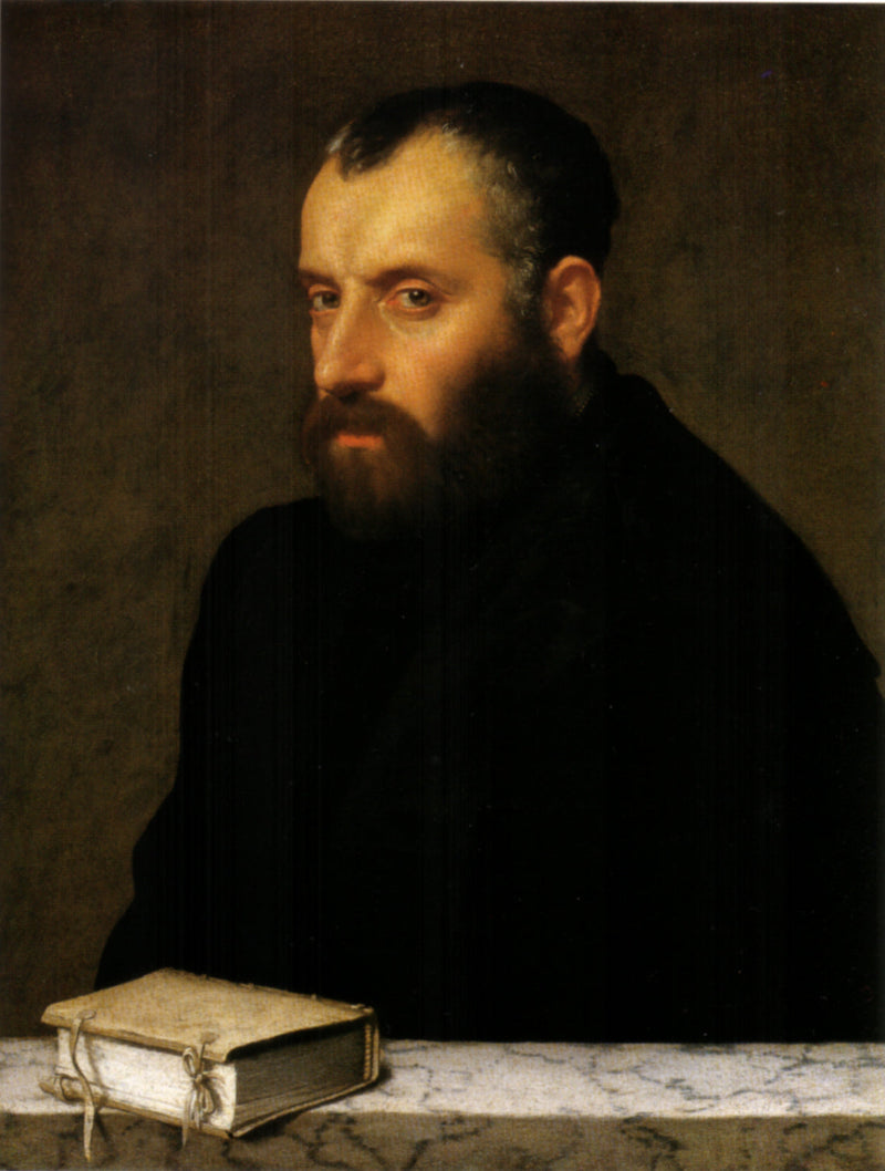 portræt af en lærde mand - Giovanni Battista Moroni