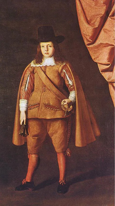 Portræt af en ung aristokrat (Juan Francisco de la Cerda Enríquez de Ribera, Marques de Cogolludo) - Francisco de Zurbarán