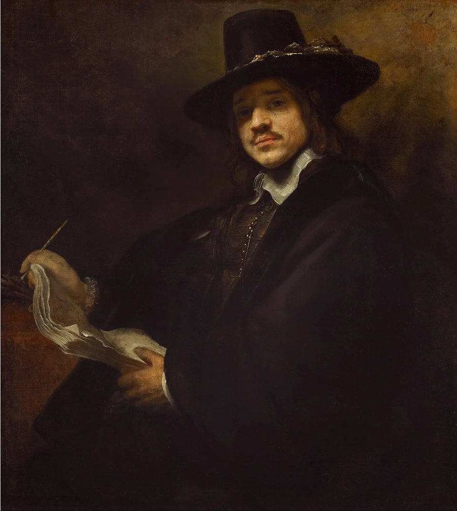 Portræt af en ung kunstner - Rembrandt