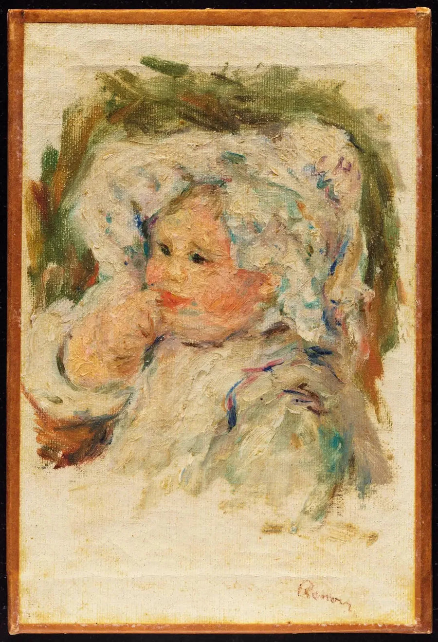 Portræt af et ungt barn - Pierre-Auguste Renoir