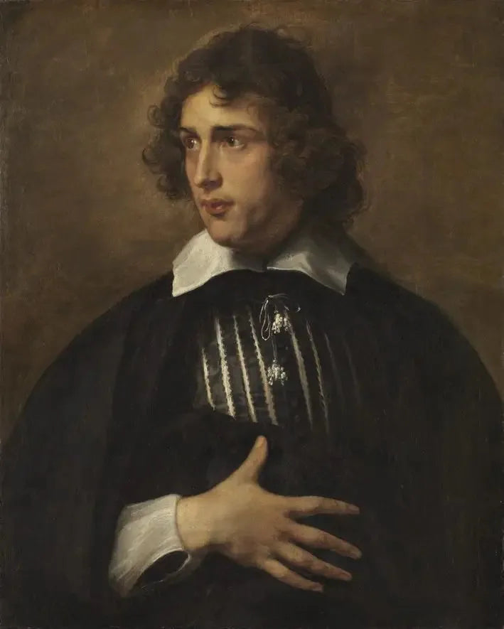 Portrait af en ung mand - Antoine van Dyck