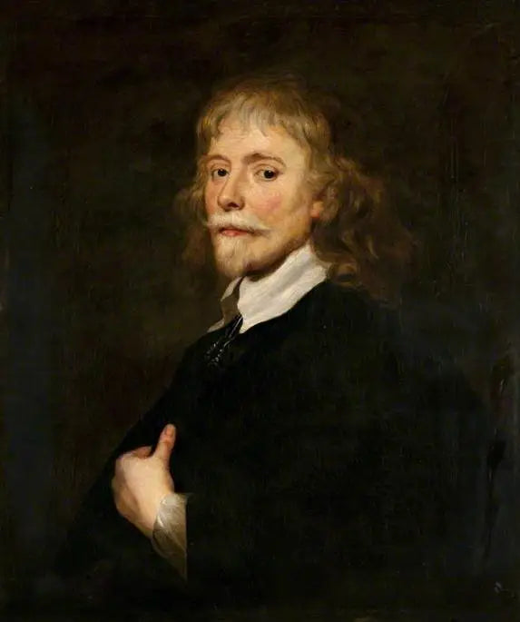 Portræt af en ung skægget mand - Antoine van Dyck