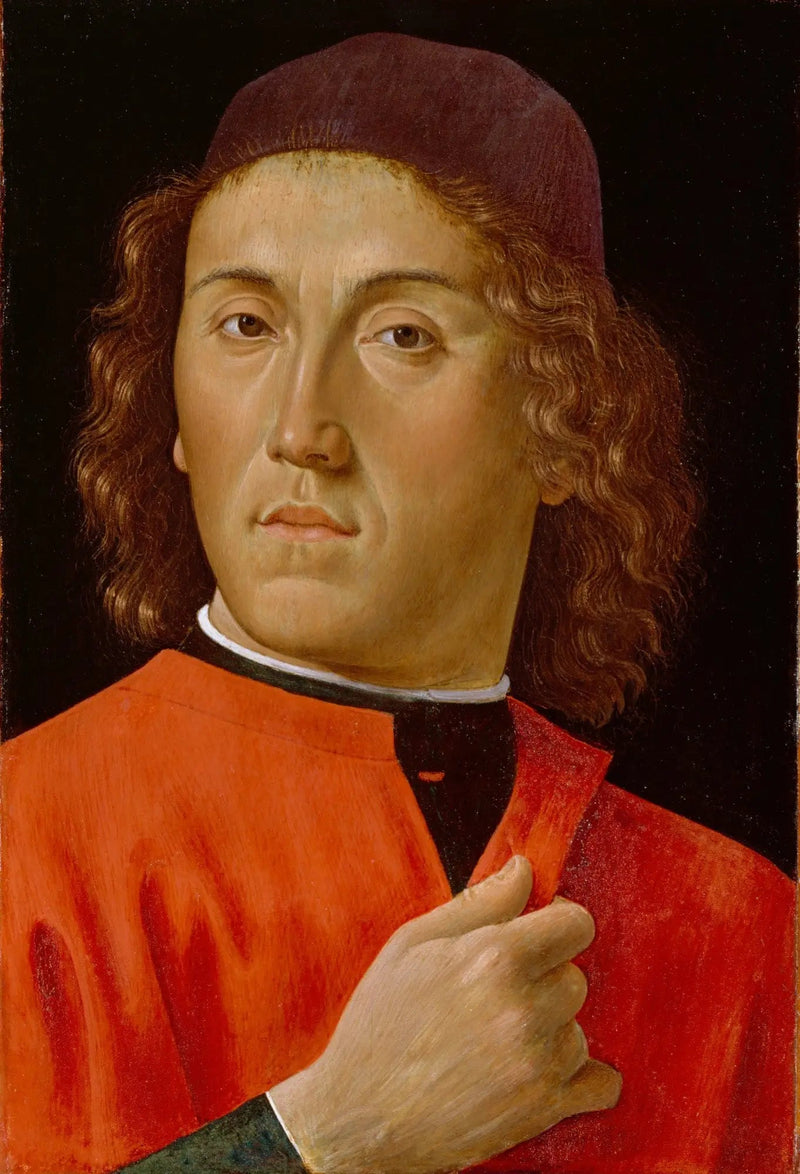 Portræt af en ung mand - Domenico Ghirlandaio