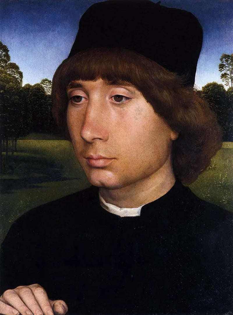 Portræt af en ung mand - Hans Memling