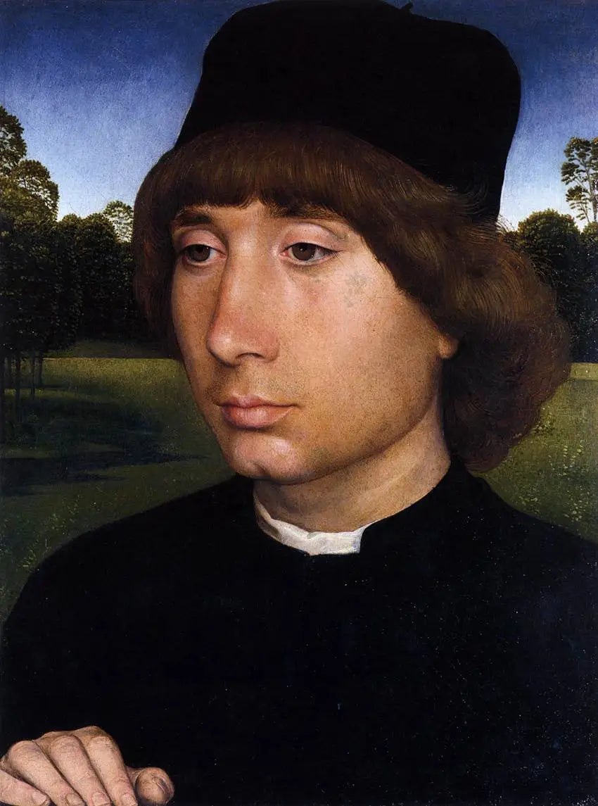 Portræt af en ung mand - Hans Memling