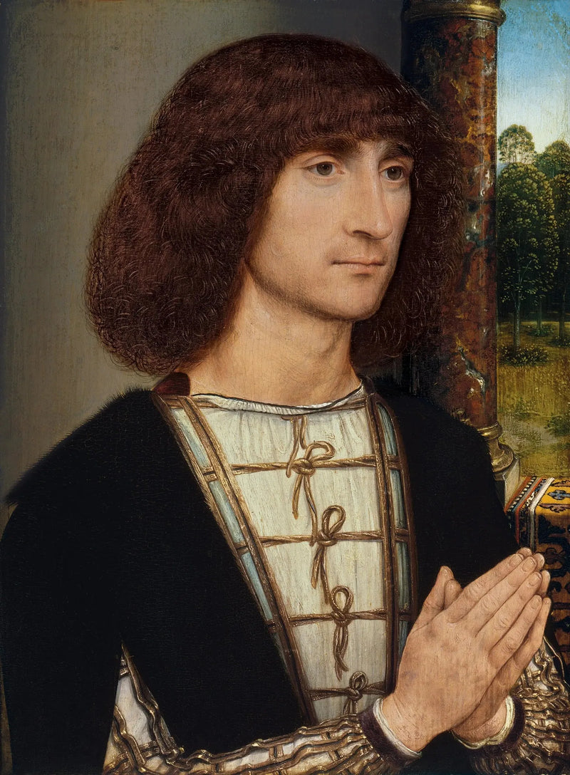 Portræt af en ung mand - Hans Memling