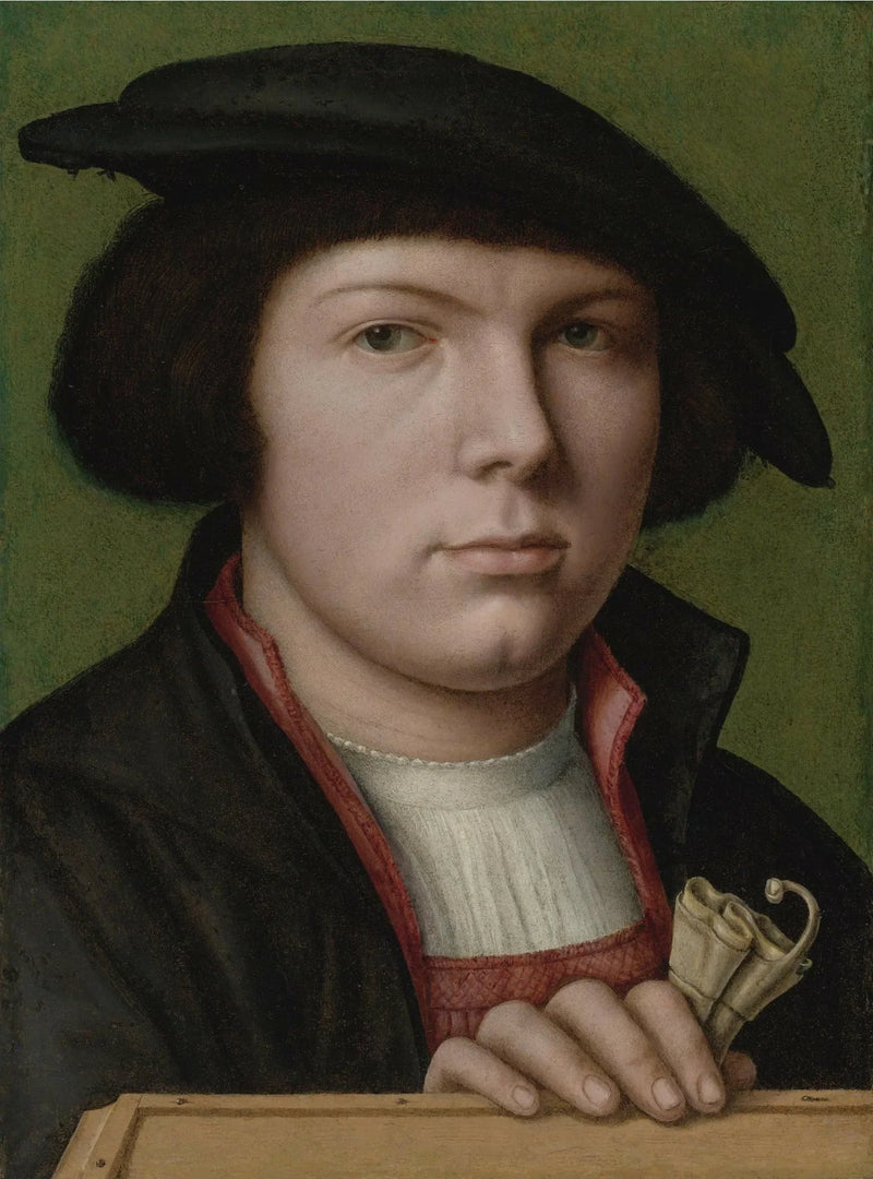 Portræt af en ung mand - Joos van Cleve