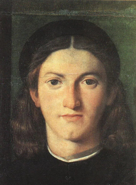 portræt af en ung mand - Lorenzo Lotto