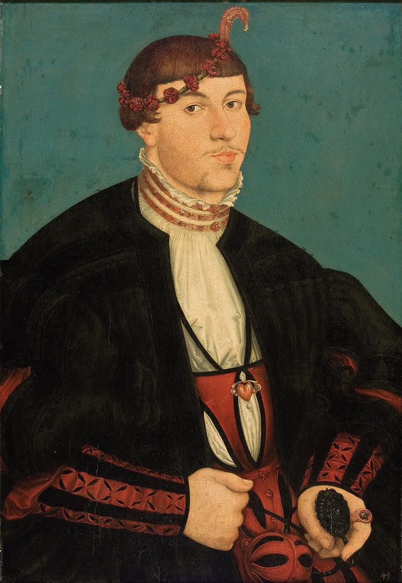 Portræt af en ung adelsmand fra Rava-familien - Lucas Cranach den Ældre