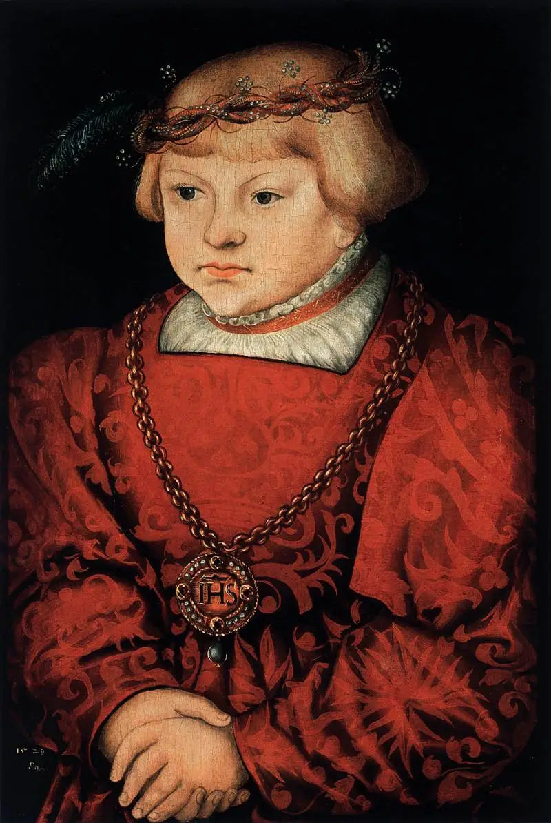 Portræt af en ung prins - Lucas Cranach den Ældre