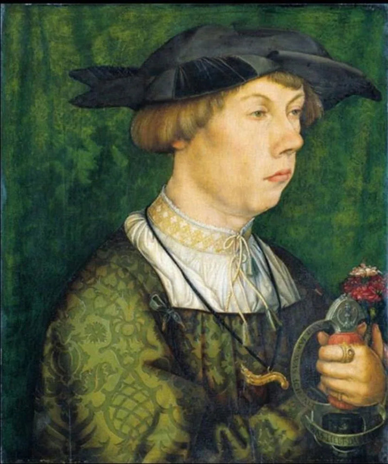 Portræt af et medlem af familien Weiss fra Augsburg - Hans Holbein den Ældre