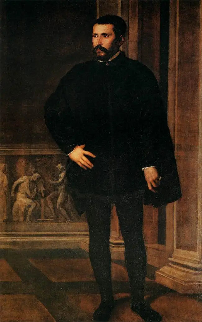 Portrait af et medlem af huset Minerbetti - Titian