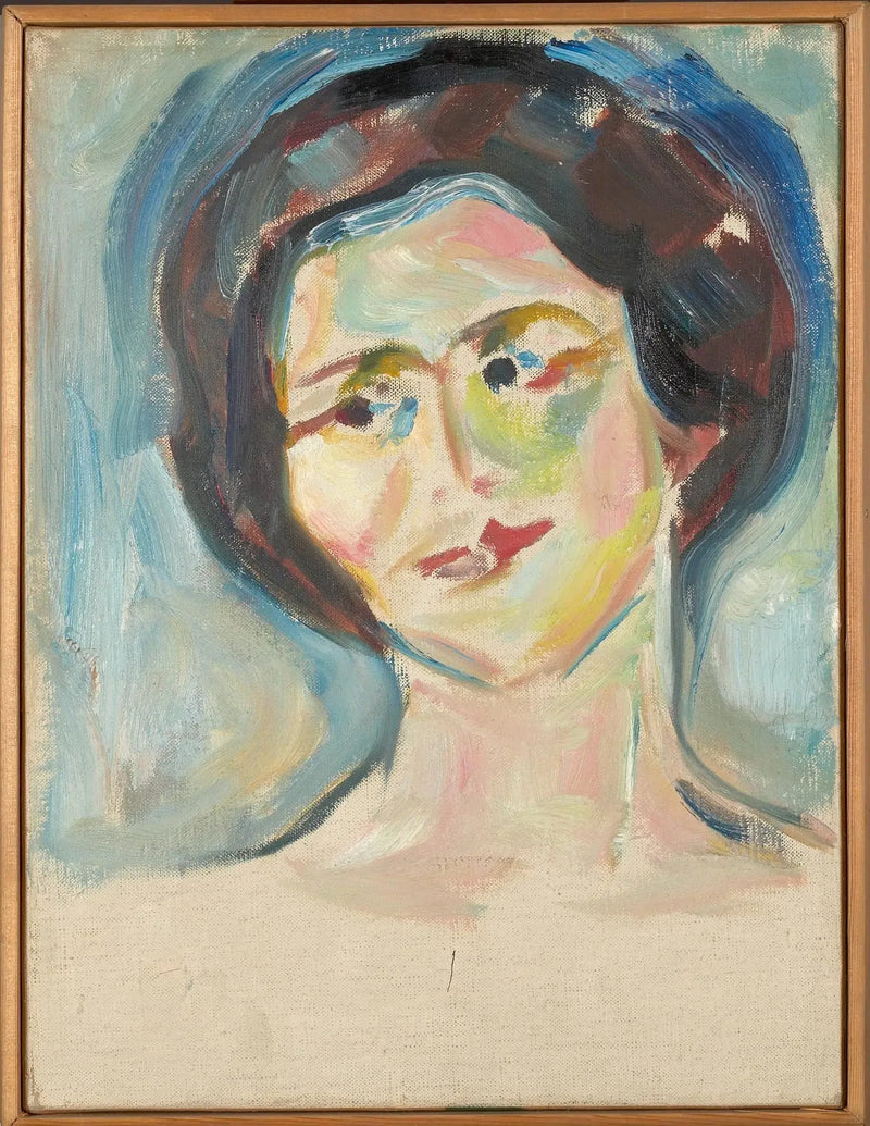 Portræt af en model - Edvard Munch