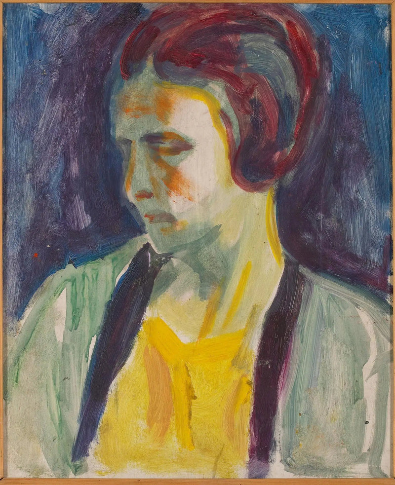 Portræt af en kvindelig model - Edvard Munch