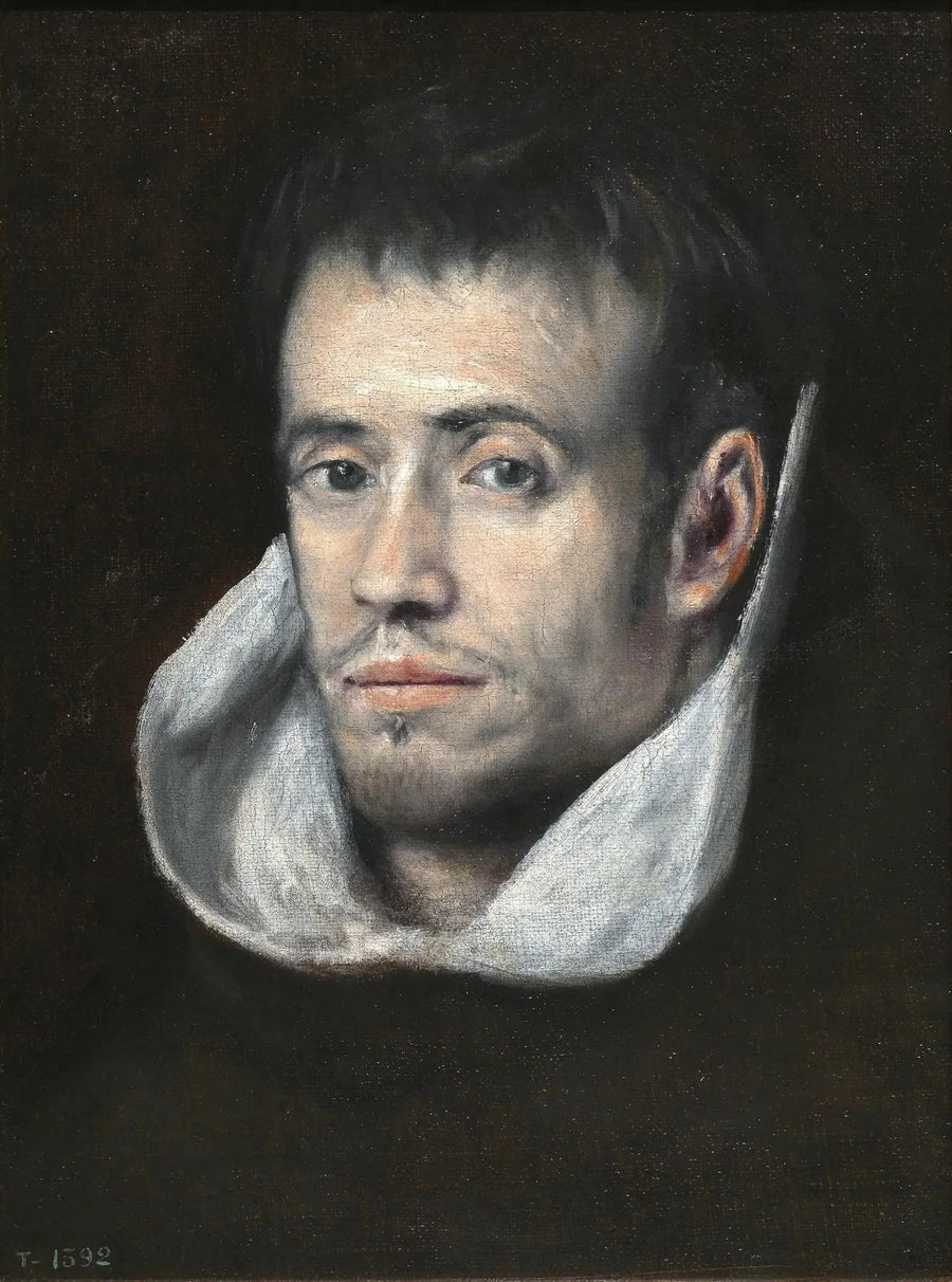 Portræt af en munk - El Greco