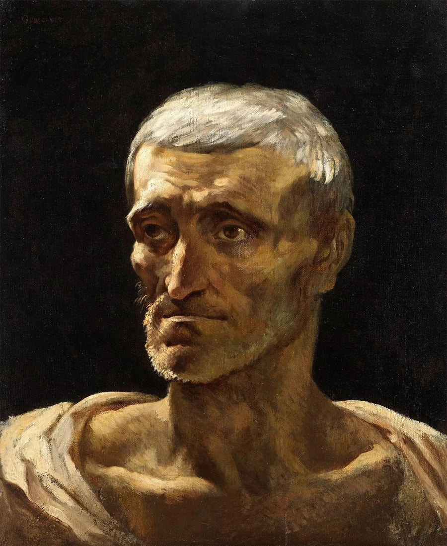 Portræt af en skibbrudt - Théodore Géricault