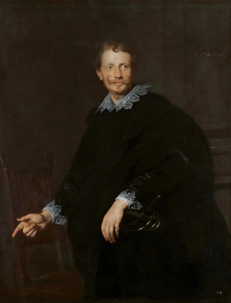 Portrait af en genovesisk adelsmand, 1624 - Antoine van Dyck