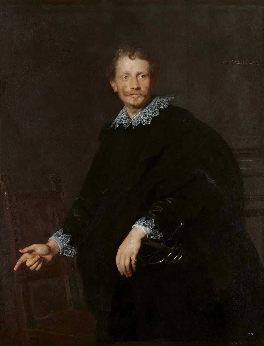 Portrait af en genovesisk adelsmand, 1624 - Antoine van Dyck