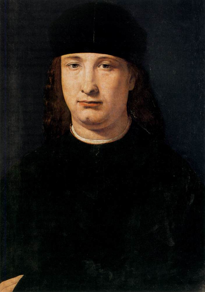 Portrait d'un notable (ou Gerolamo Casio) - Giovanni Antonio Boltraffio image 1 tableau peint à l’huile sur toile