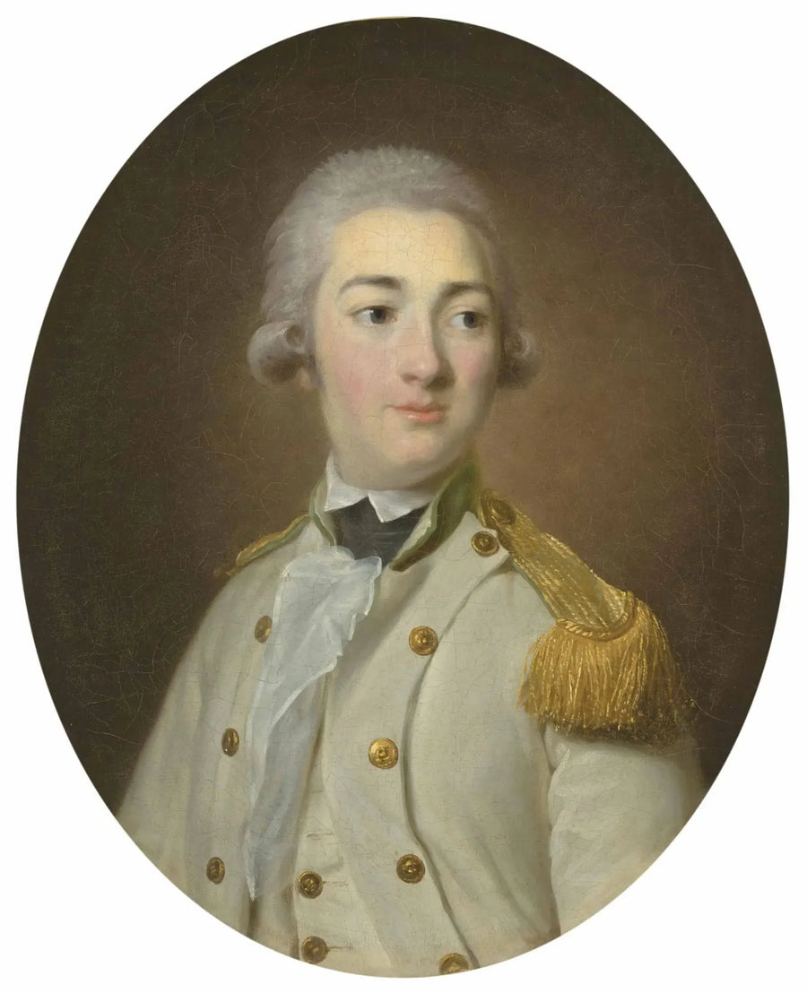 Portræt af en lavere officer i den franske kongelige infanteri, i profil - Élisabeth Vigée Le Brun