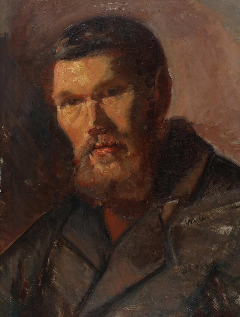 Portræt af en fisker fra Skagen. -Michael Peter Ancher