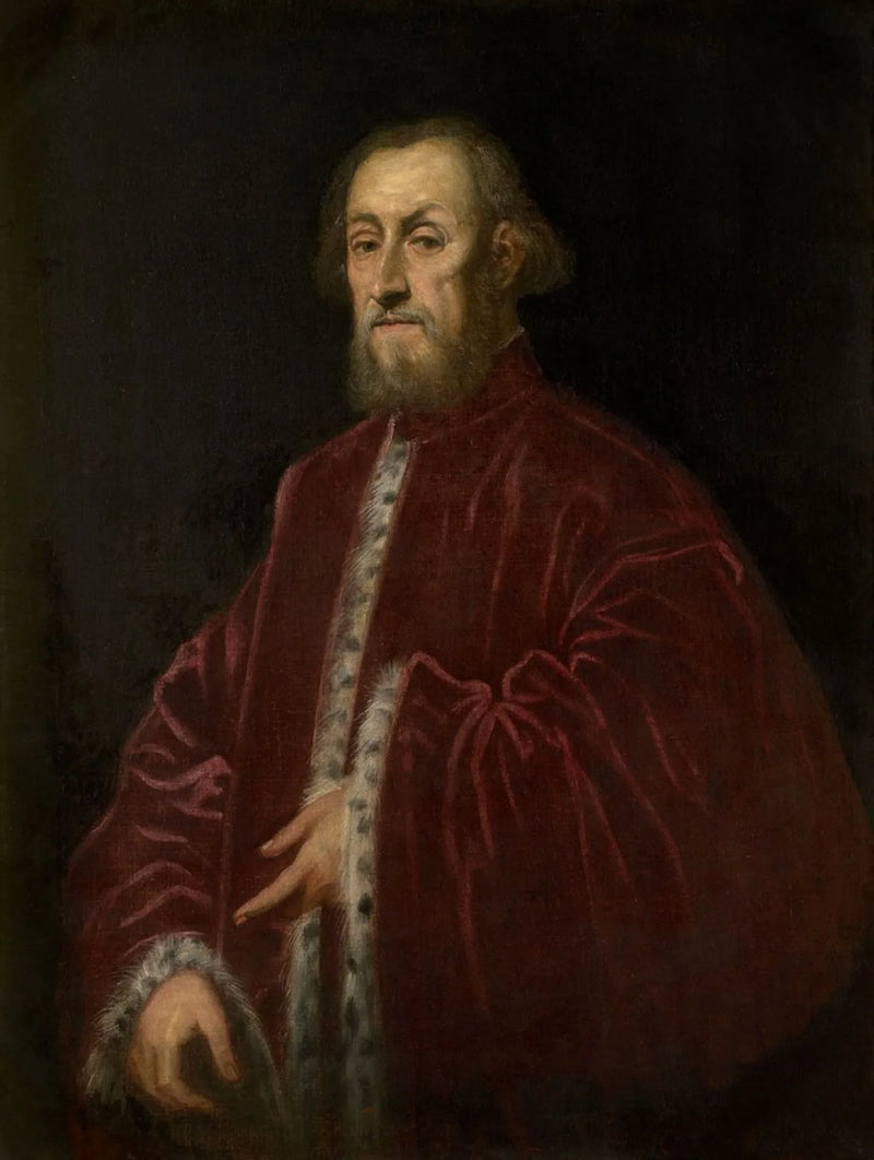 Portræt af en venetiansk senator - Jacopo Tintoretto